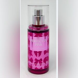 BATH & BODY WORKS PERFECT IN PINK FRAGRANCE MIST SPRAY TRAVEL SIZE 2.5 OZ